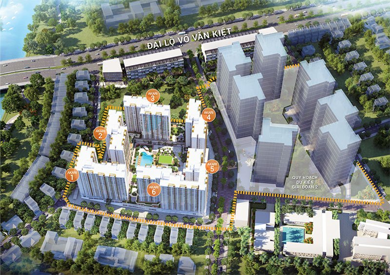Mặt bằng khu Phase 1 sẽ mở bán trong đợt đầu tiên của Akari. Mặt bằng khu Phase 1 sẽ mở bán trong đợt đầu tiên của Akari.