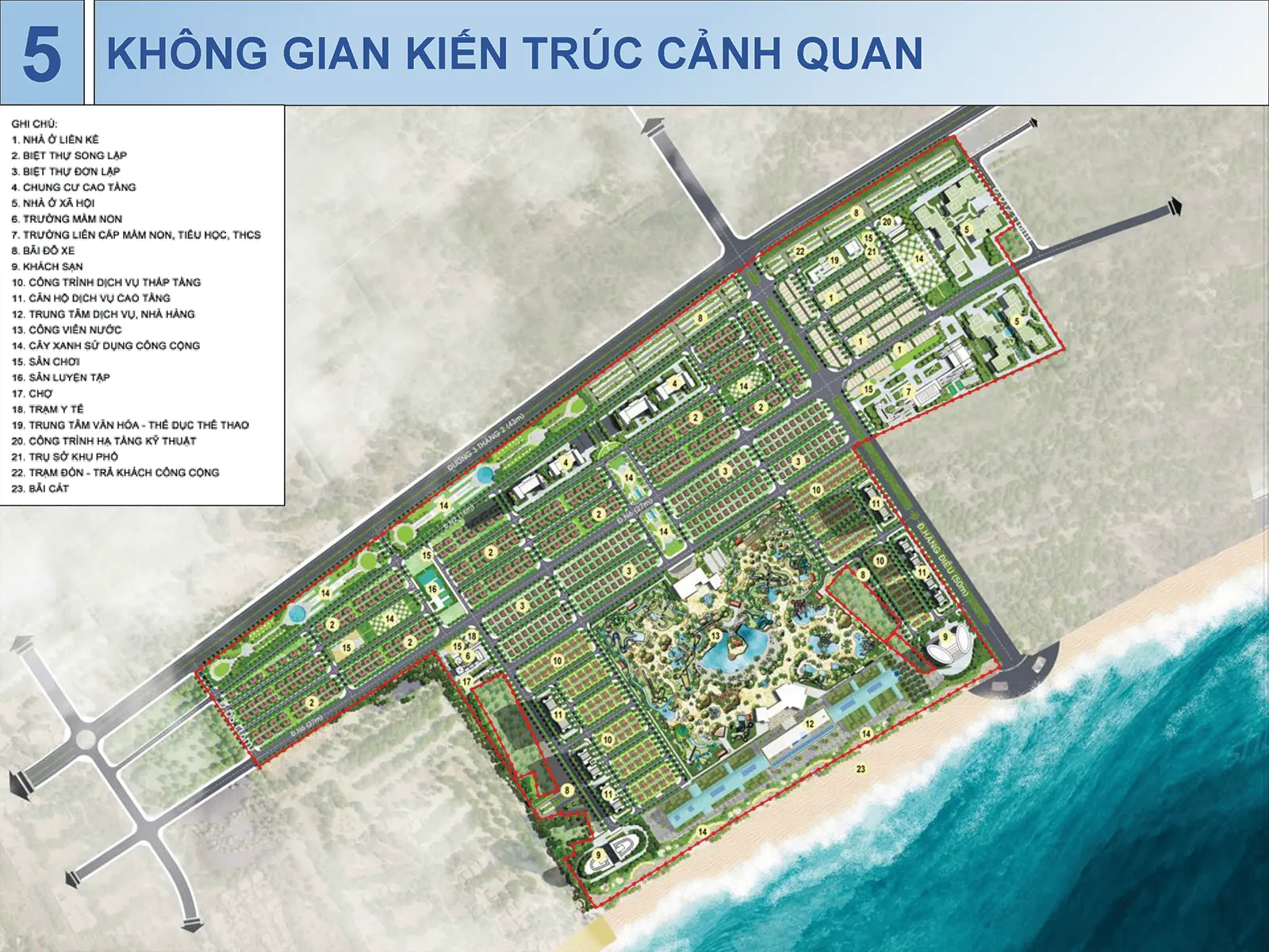 Dự án Sun Group Vũng Tàu quy hoạch với diện tích bao gồm khu nghỉ dưỡng, dịch vụ và nhà ở cao cấp.