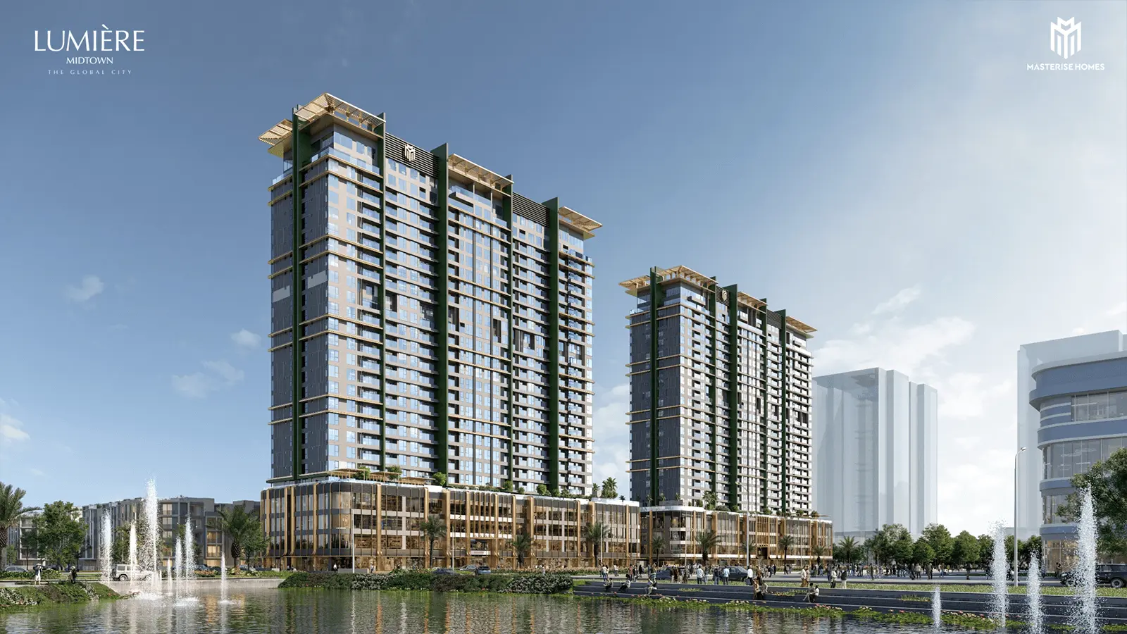 Hai tòa tháp LUMIÈRE Midtown mang vẻ đẹp kiến trúc New York giữa lòng đại đô thị The Global City.