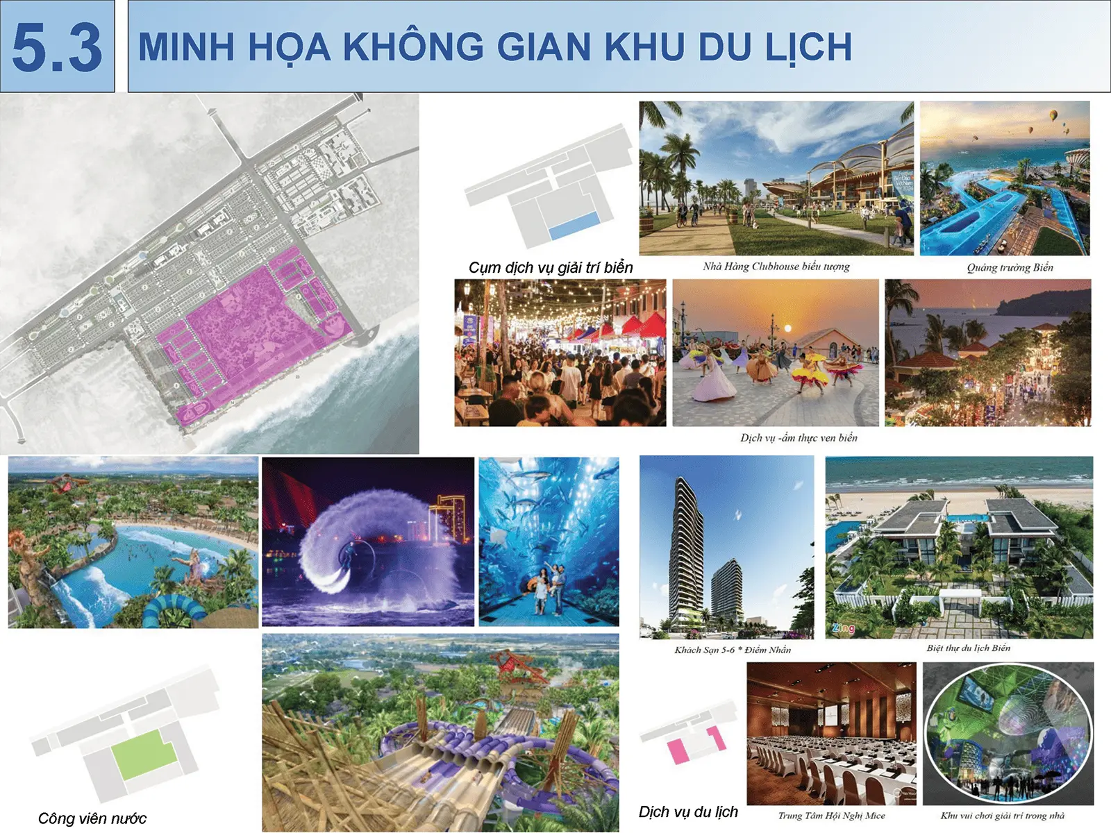 Minh họa không gian khu du lịch tại Sun Group Vũng Tàu với các tiện ích và dịch vụ đẳng cấp.