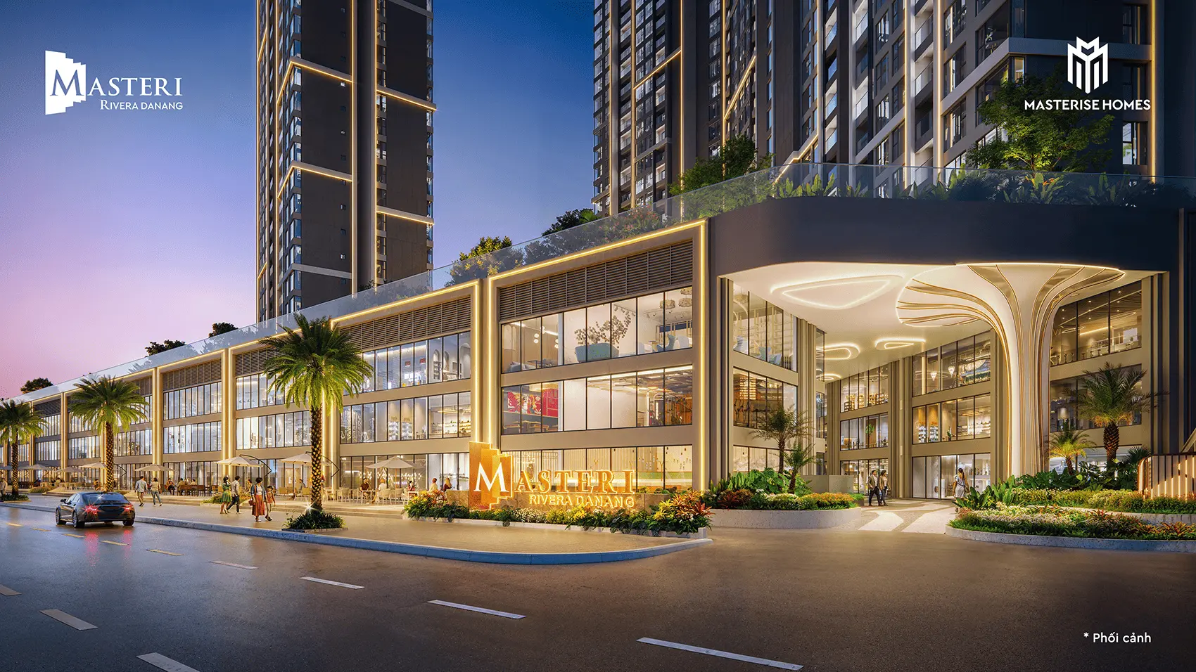 Phối cảnh dự án Masteri Rivera Đà Nẵng tại quận Hải Châu, chuẩn quốc tế, mang đến cuộc sống hiện đại.
