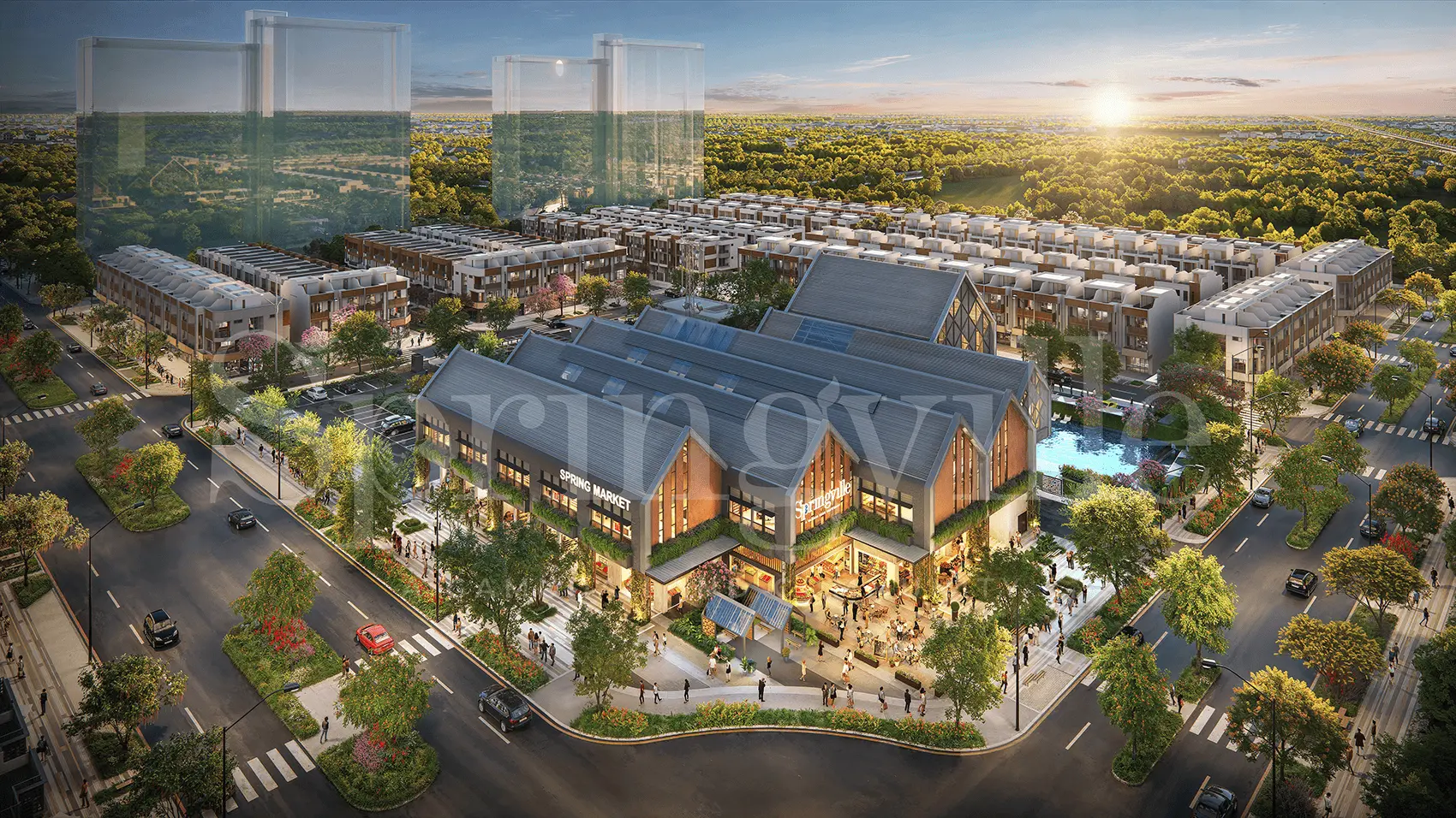 Spring Ville – Không gian sống đẳng cấp với tiện ích quốc tế và cộng đồng sôi động tại Nhơn Trạch, Đồng Nai.